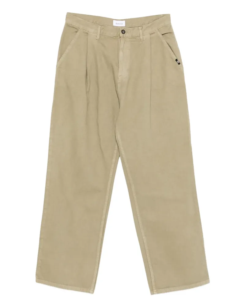 Amish Nogend Hose mit Falten - Nude Nude