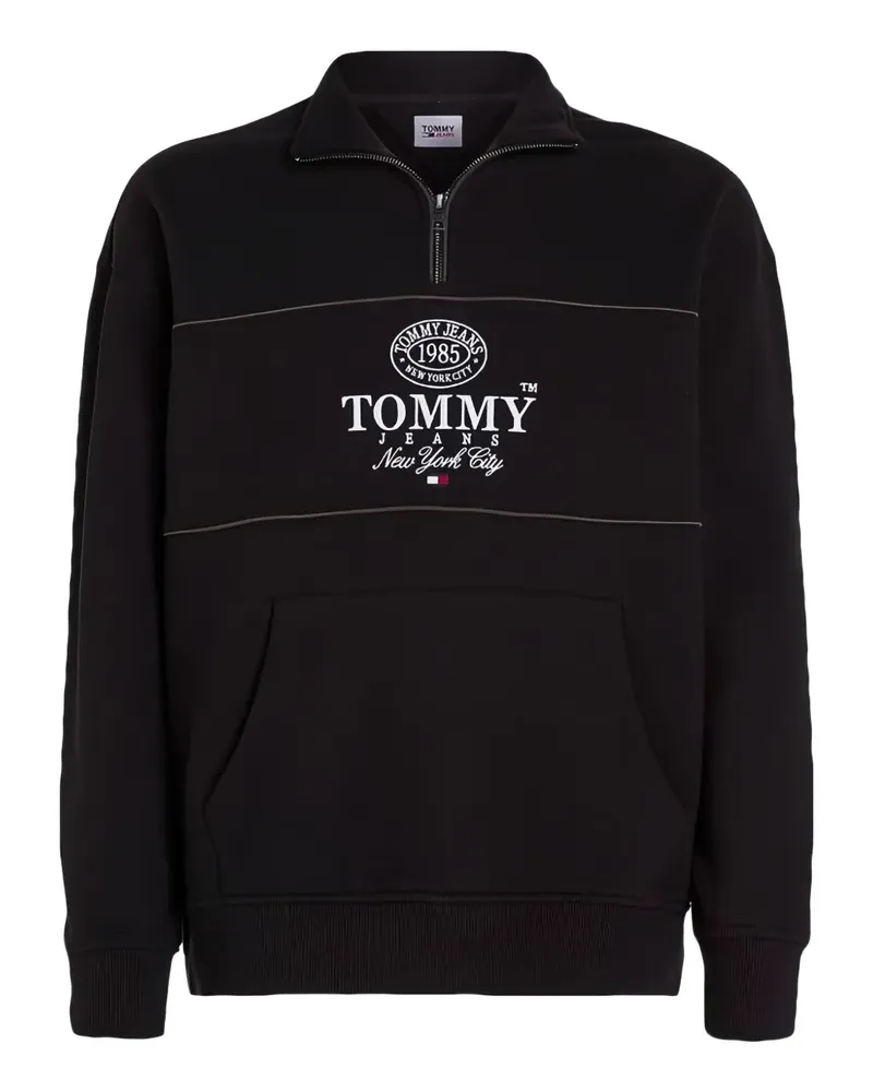 Tommy Hilfiger Sweatshirt mit Reißverschluss - Schwarz Schwarz