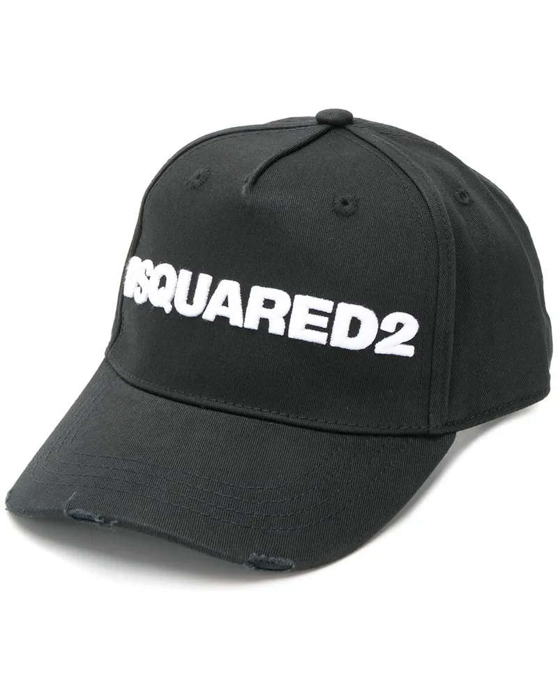 Dsquared2 Baseballkappe mit Logo - Schwarz Schwarz