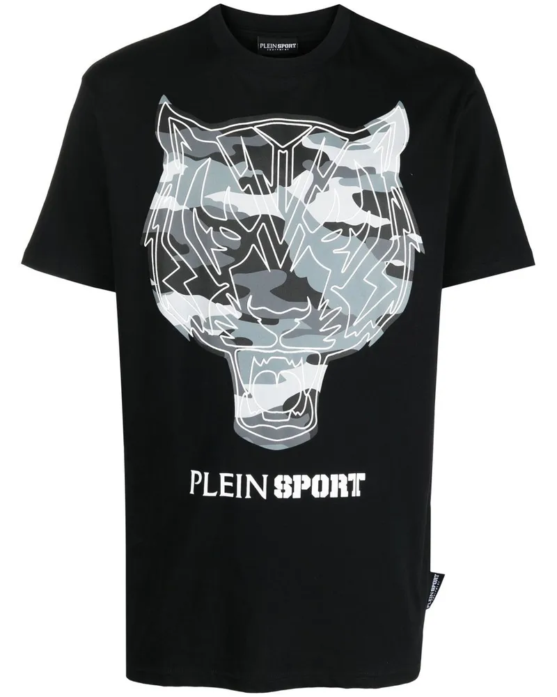 Philipp Plein T-Shirt mit Logo-Print - Schwarz Schwarz