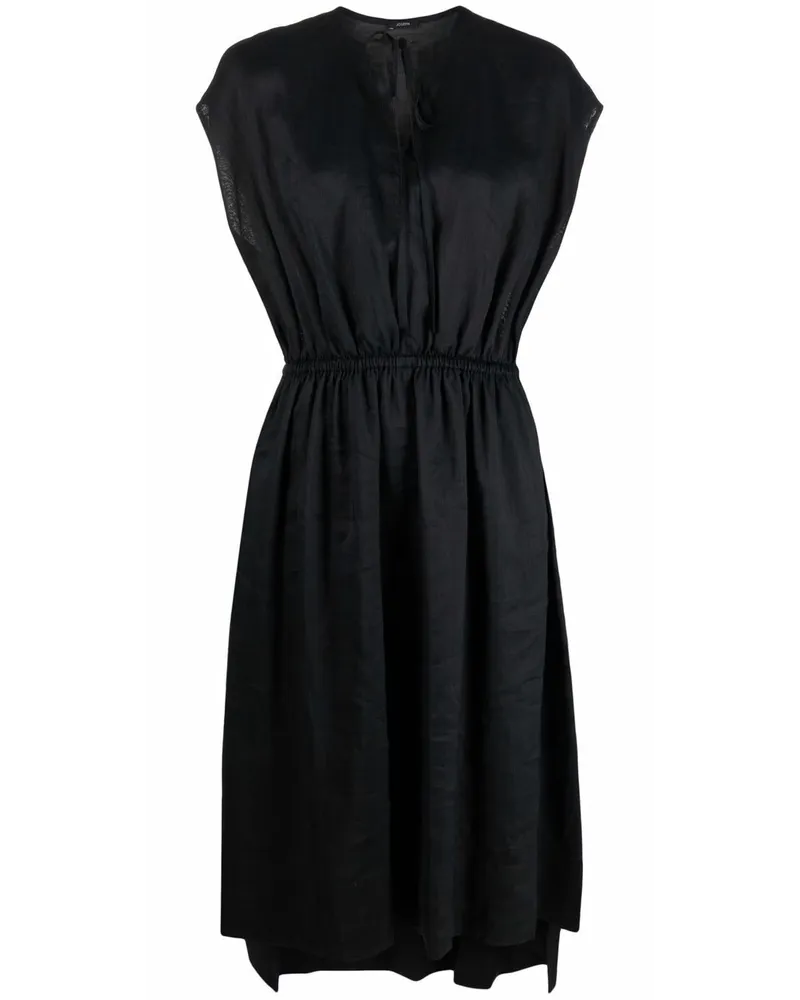 Joseph Trägerkleid mit Raffungen - Schwarz Schwarz