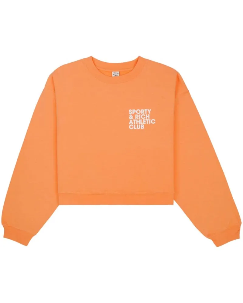 SPORTY & RICH Exercise Often Sweatshirt - Orange Orange