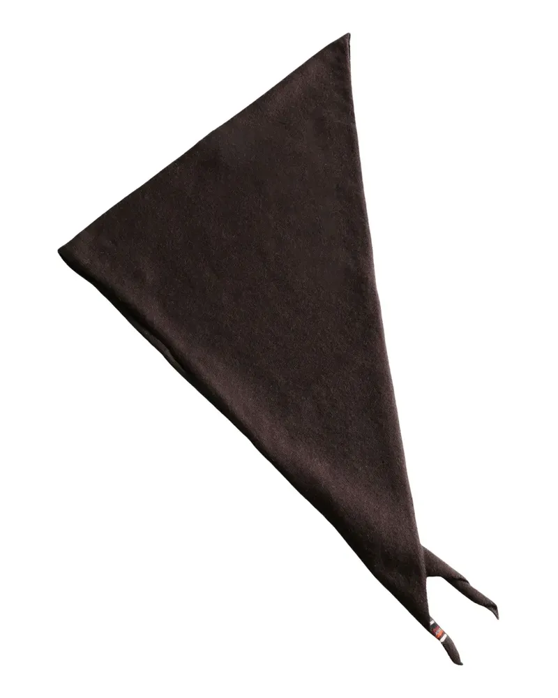 extreme cashmere triangle scarf - Braun Braun