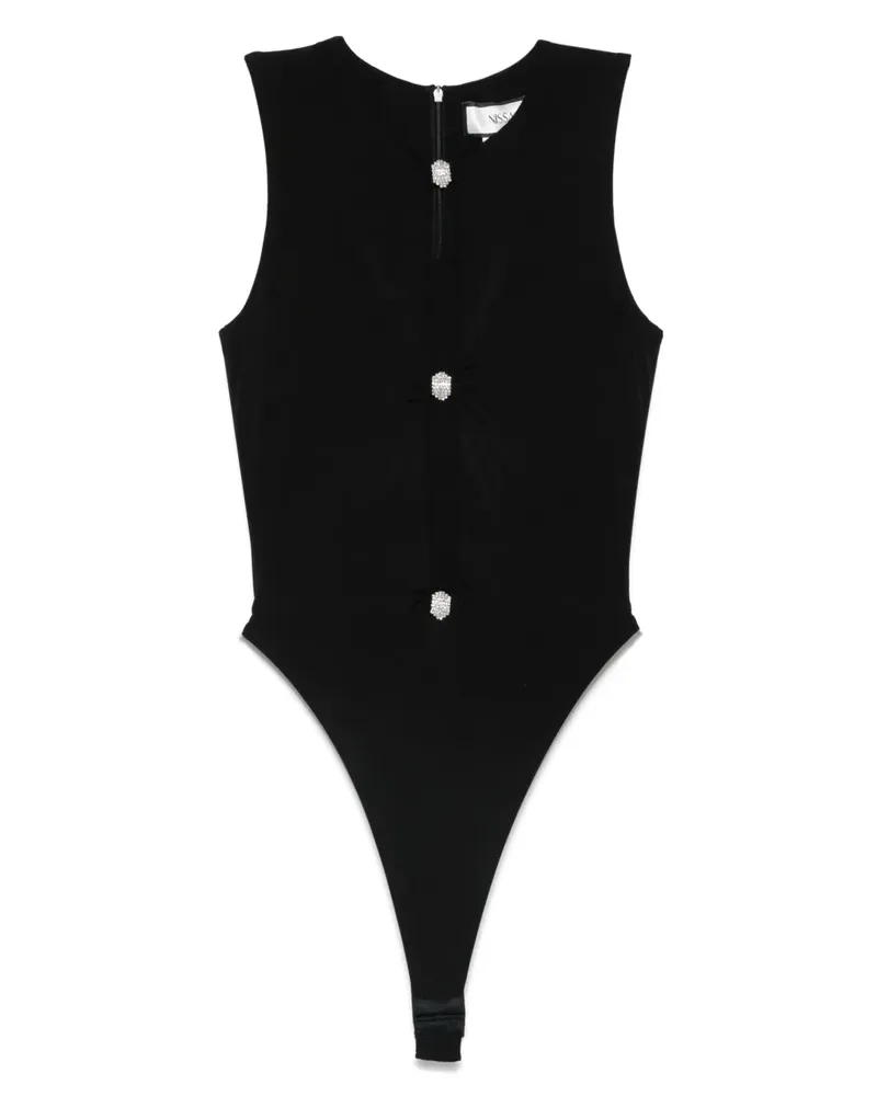 NISSA Body mit Strass - Schwarz Schwarz
