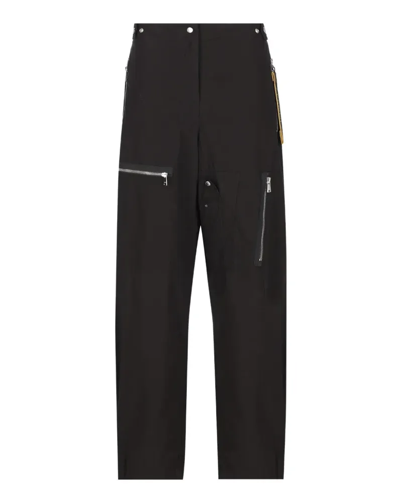 Fendi zip-detail cargo pants - Schwarz Schwarz