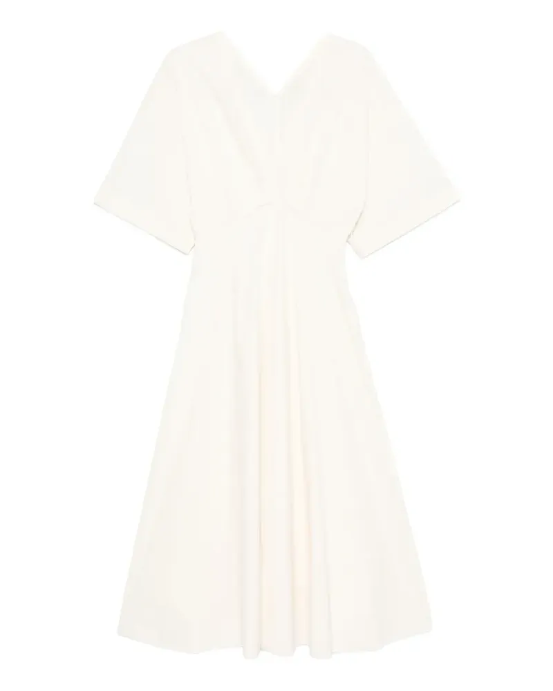 forte_forte Kleid mit V-Ausschnitt - Nude Nude