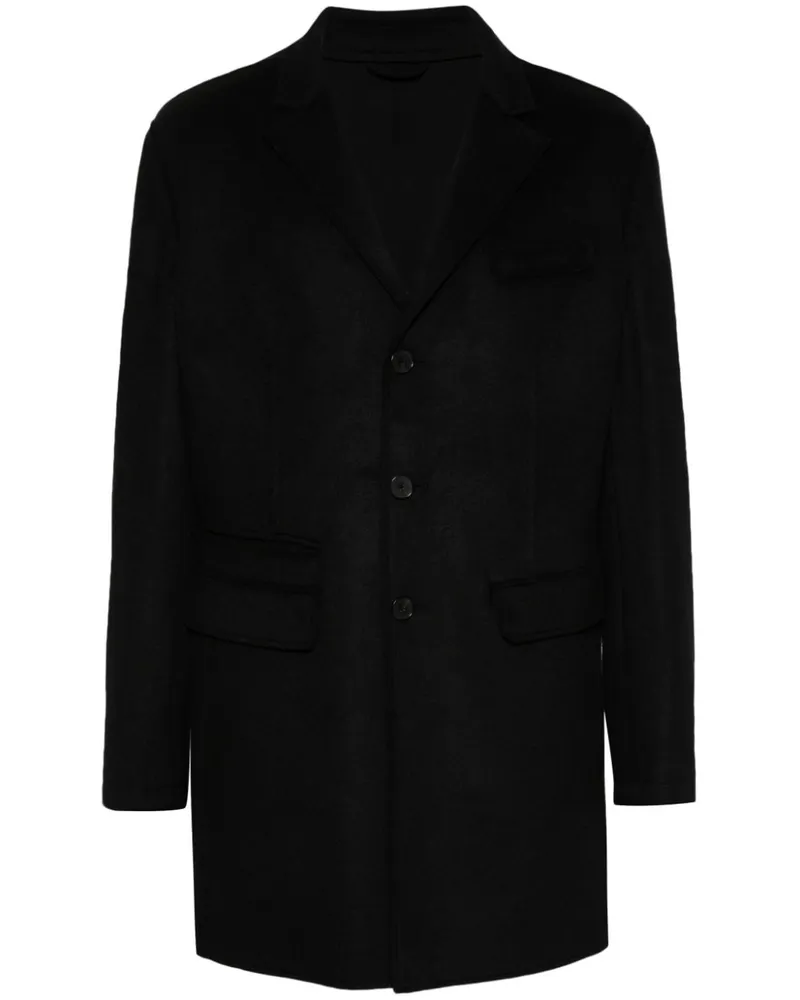 Karl Lagerfeld Einreihiger Mantel - Schwarz Schwarz