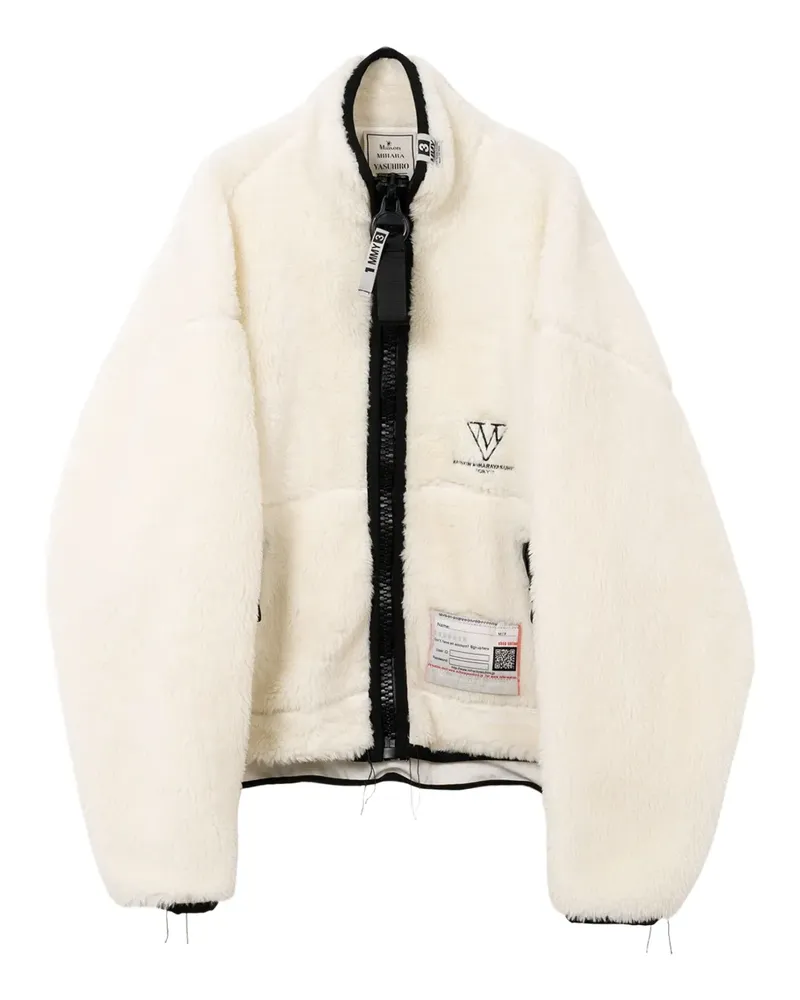 MIHARAYASUHIRO Fleecejacke mit Reißverschluss - Weiß Weiß