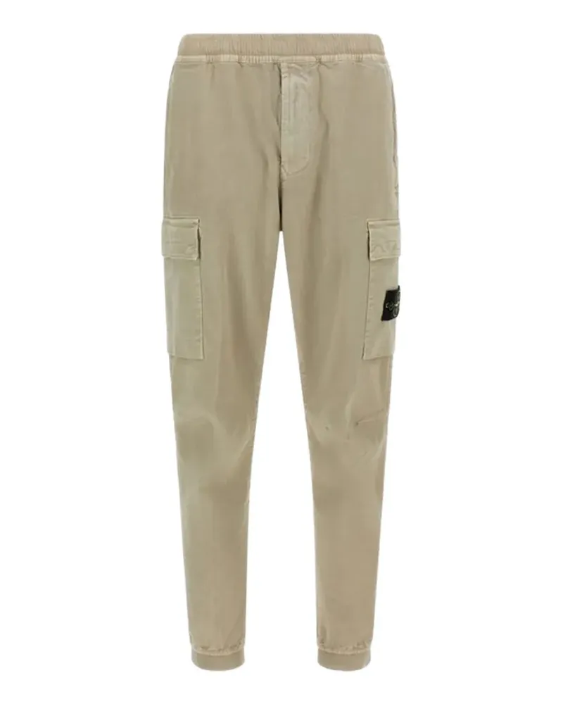 Stone Island logo-patch cargo pants - Nude Nude