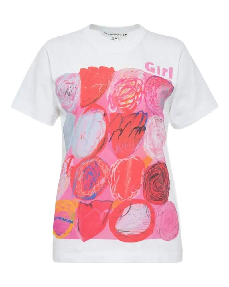 Comme des Garçons x Mao Yoshino T-Shirt - Weiß Weiß