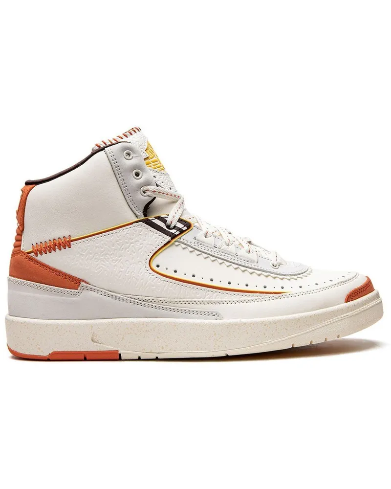 Jordan x Maison Chateau Rouge Air  Retro 2 Sneakers - Nude Nude