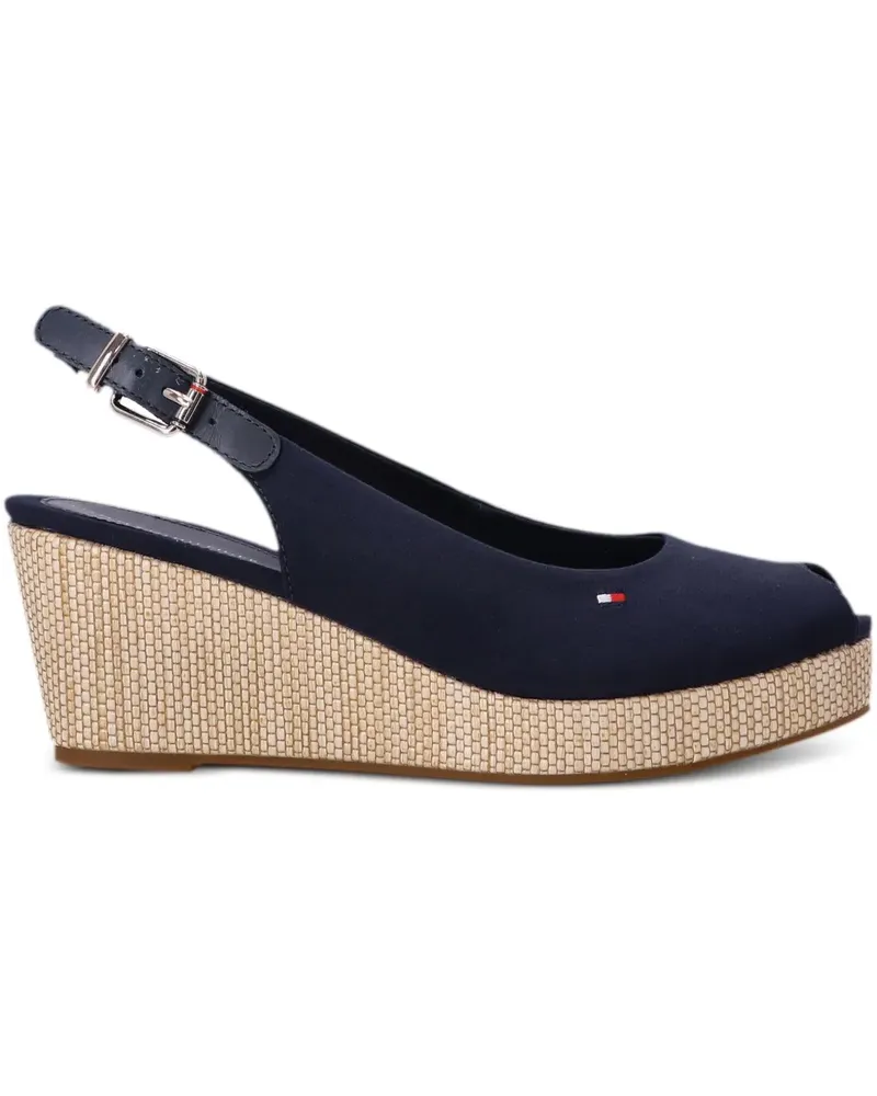Tommy Hilfiger Sandalen mit Wedge-Absatz - Blau Blau
