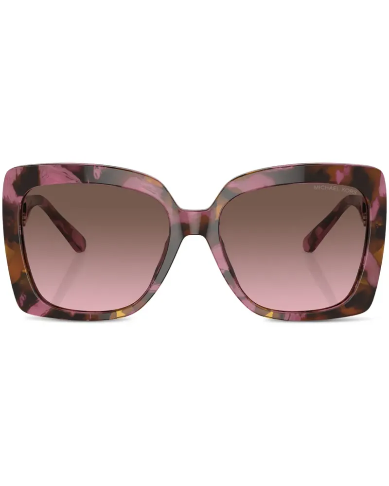 Michael Kors Nice Oversized-Sonnenbrille mit eckigem Gestell - Schwarz Schwarz
