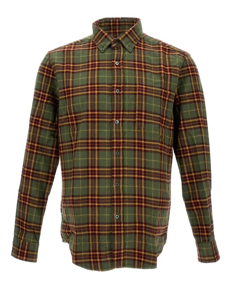 Portuguese Flannel Kariertes Hemd - Grün Grün
