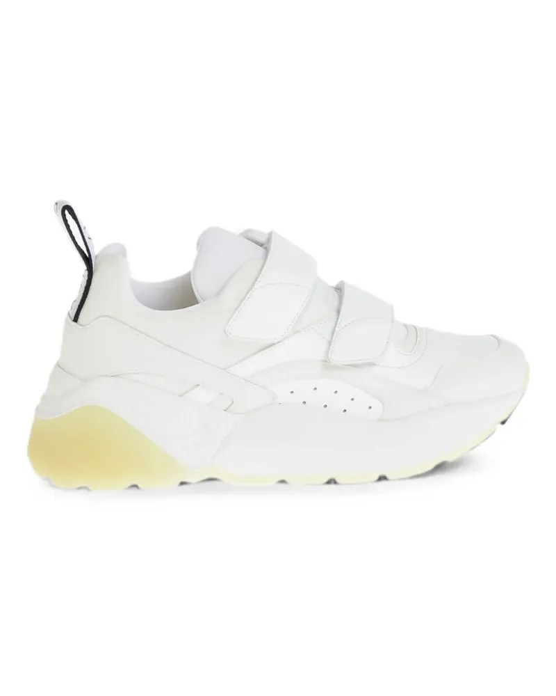 Stella McCartney vegan leather sneakers with touch-strap closure and chunky sole - Weiß Weiß