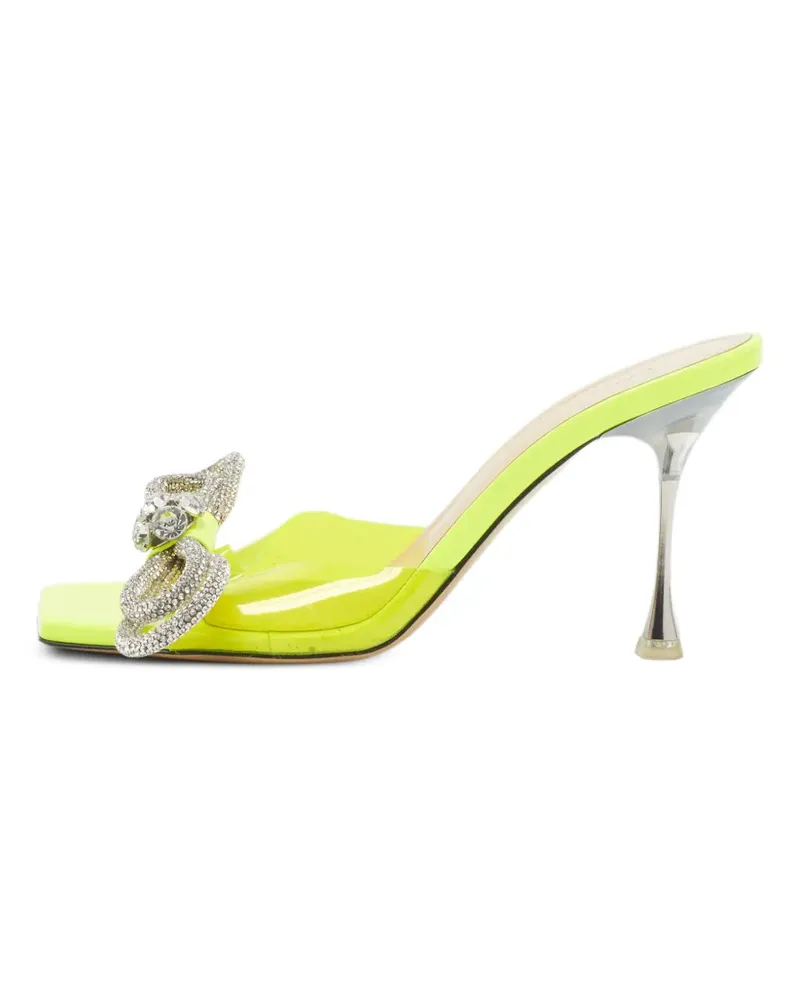 Mach & Mach Sandalen mit Kristallen - Grün Grün