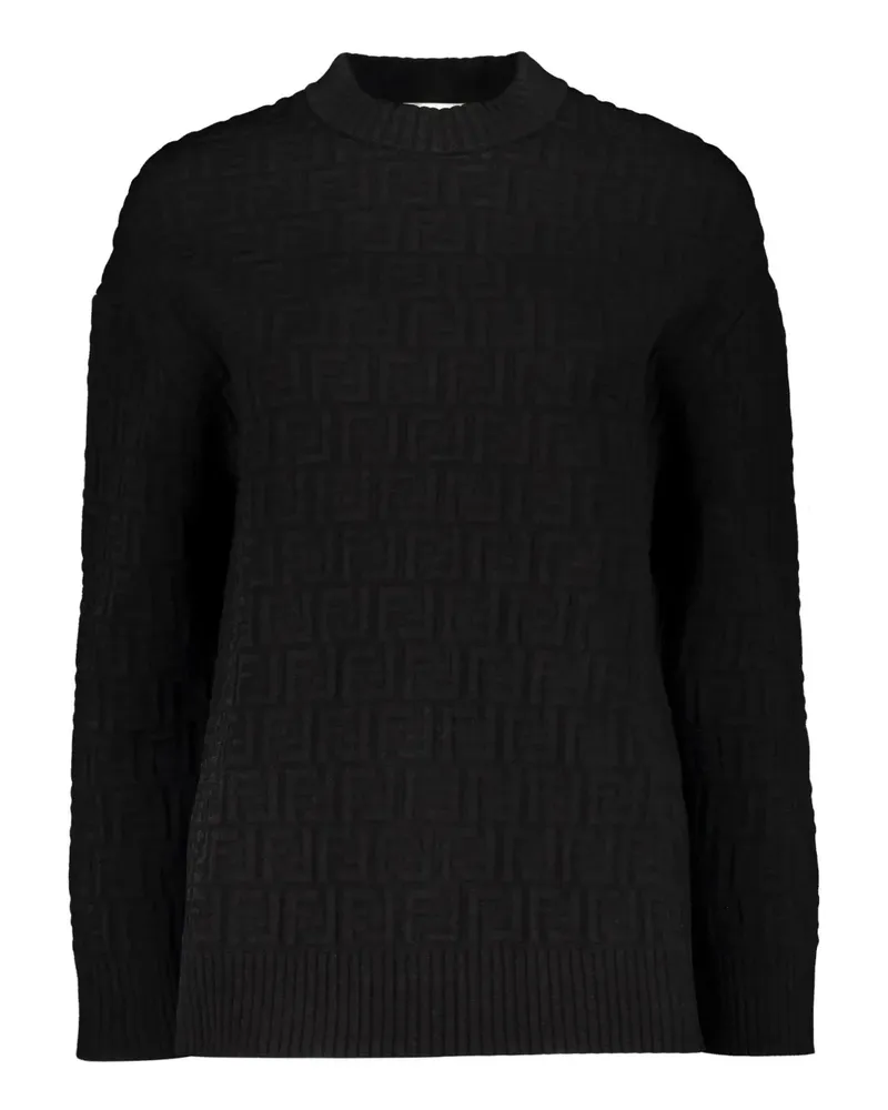 Fendi Pullover mit FF-Motiv - Schwarz Schwarz