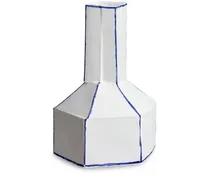 Stegreif Vase 24cm - Weiß