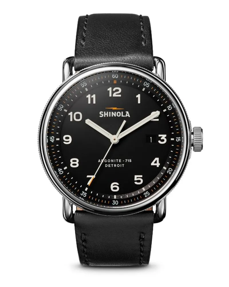 SHINOLA The Canfield Armbanduhr 43mm Schwarz