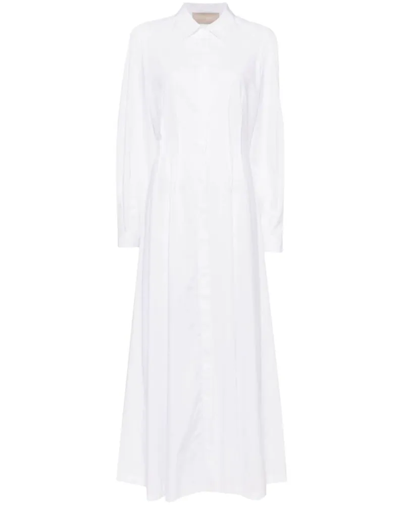 Elie Saab Kleid mit klassischem Kragen - Weiß Weiß