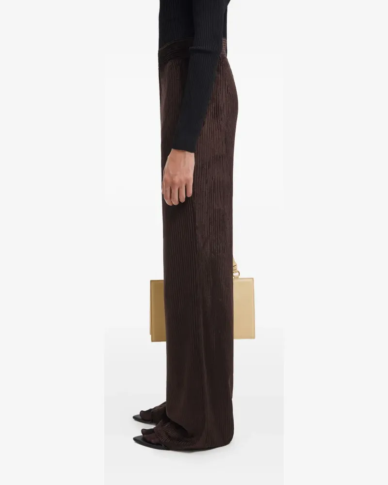 AERON Cordhose mit weitem Bein - Braun Braun
