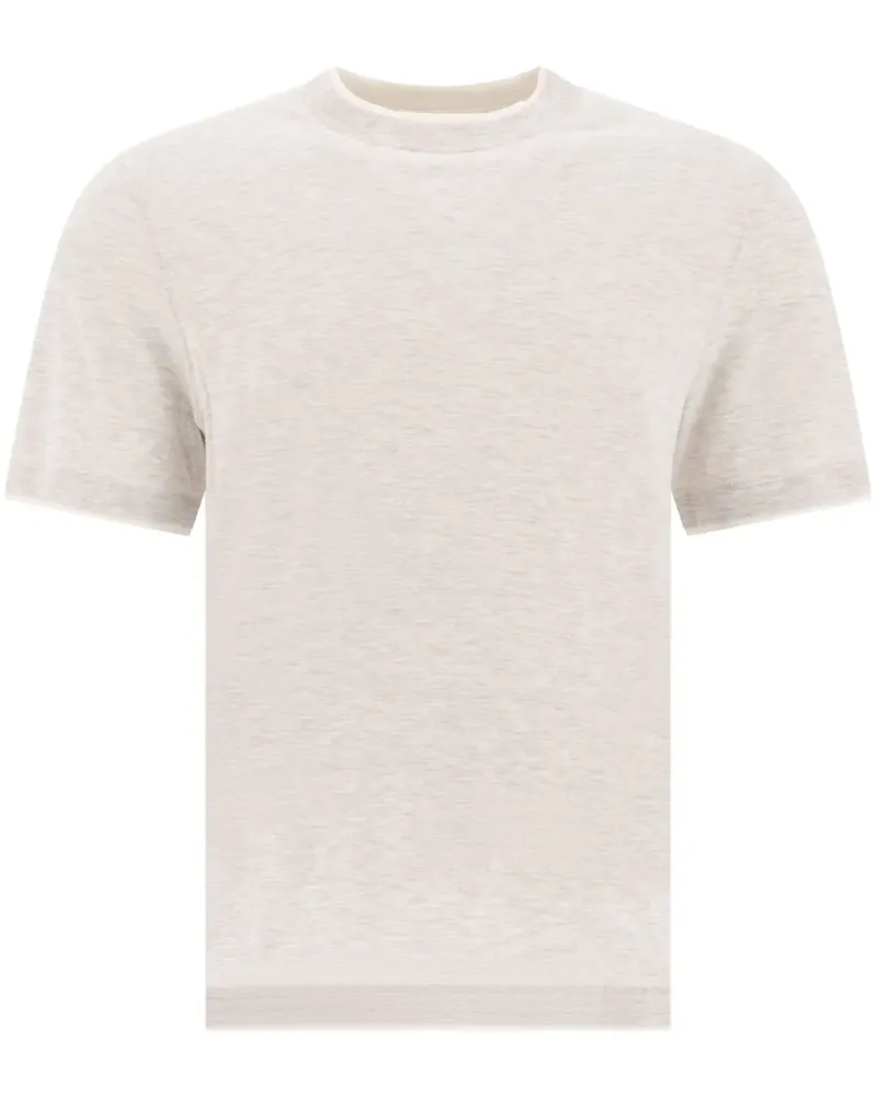 Brunello Cucinelli T-Shirt aus Jersey - Nude Nude