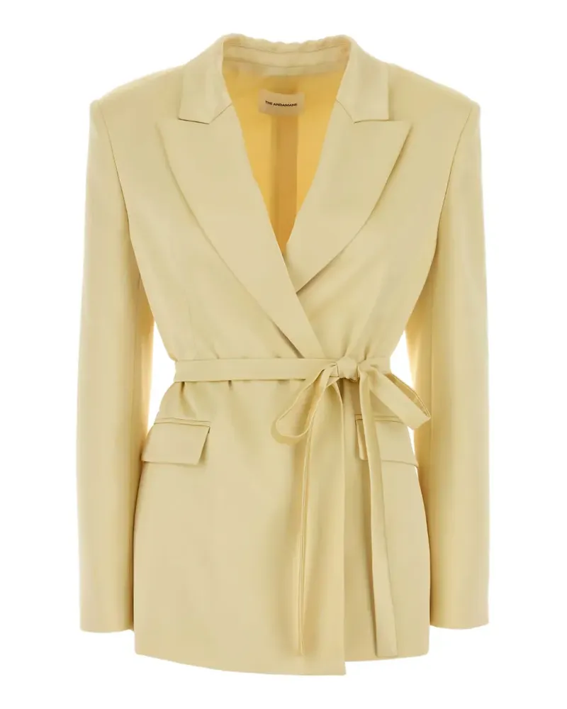 ANDAMANE Wilder belted blazer - Gelb Gelb