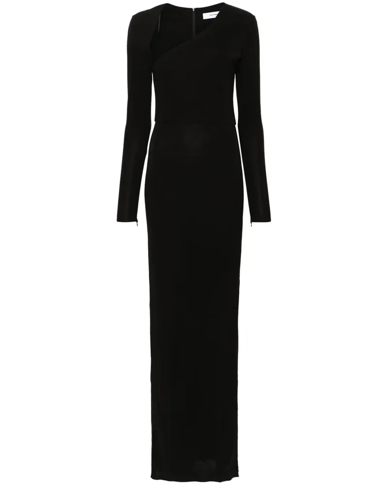 Alex Perry Jersey-Maxikleid mit Cut-Out - Schwarz Schwarz