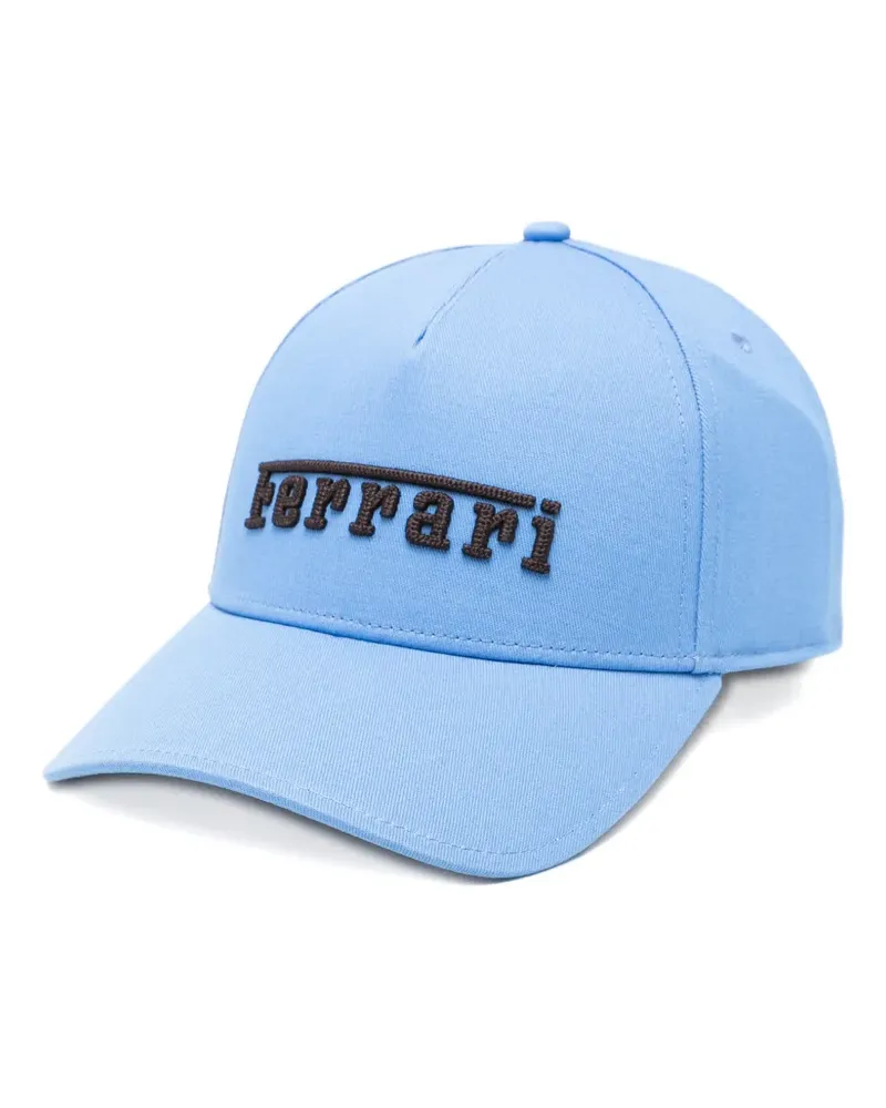 Ferrari logo-embroidered baseball cap - Blau Blau
