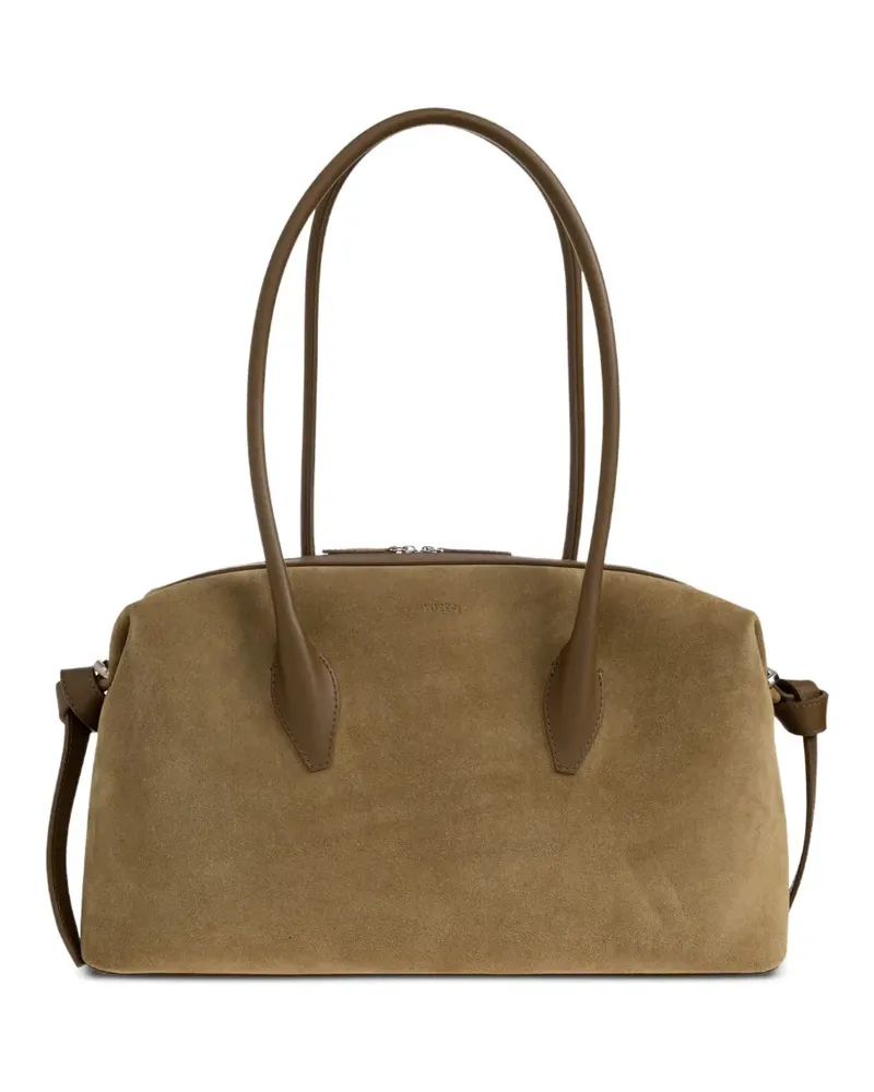 YUZEFI Brioche Duffle Schultertasche - Braun Braun