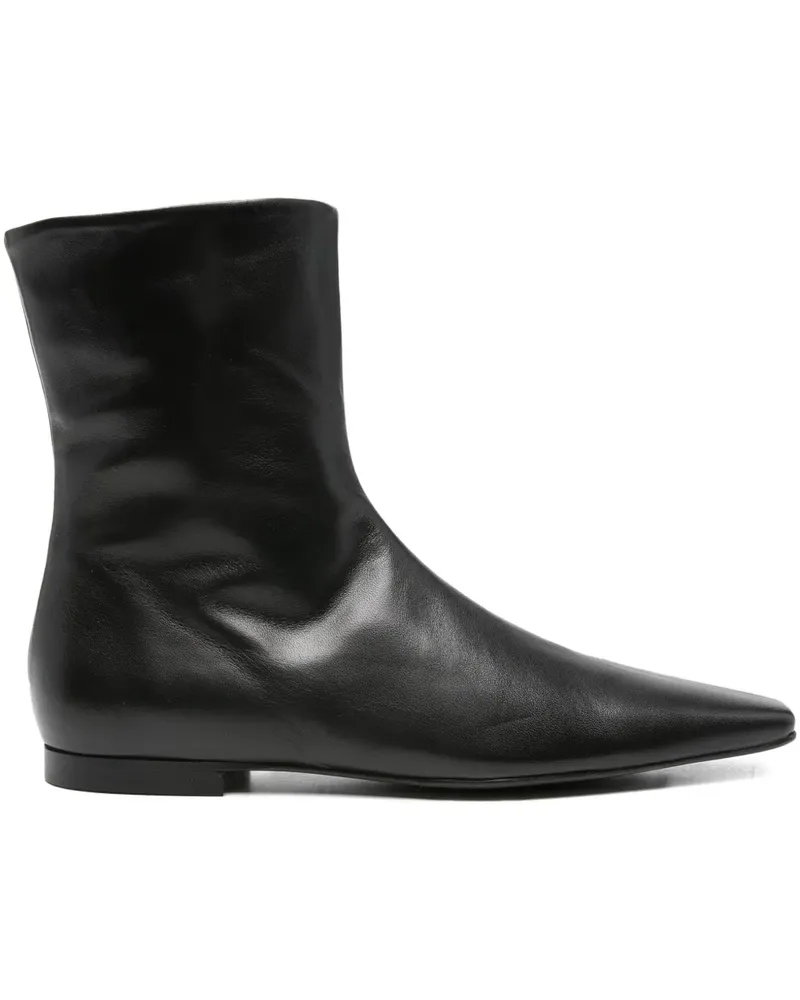 Totême Stiefel mit Reißverschluss - Schwarz Schwarz