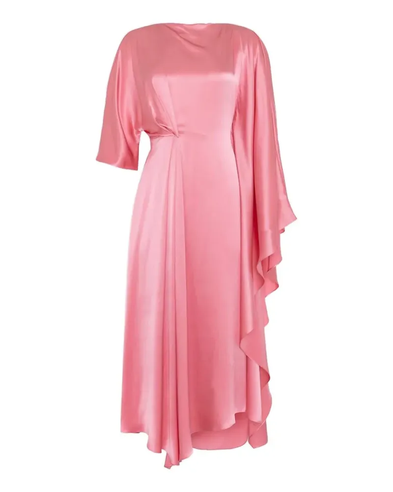 Roksanda Ilincic Asymmetrisches Ida Kleid - Rosa Rosa