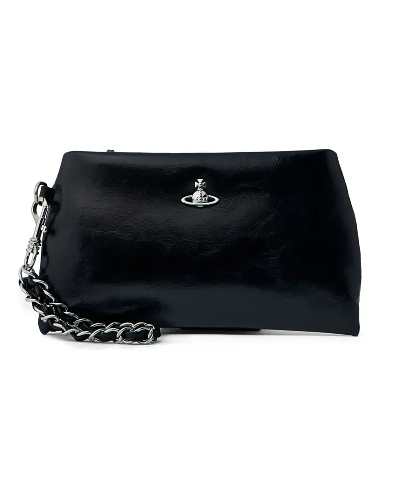 Vivienne Westwood Sadie Umhängetasche mit Handgelenksschlaufe - Schwarz Schwarz