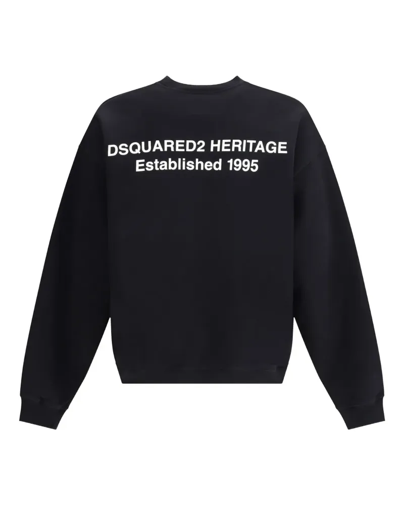 Dsquared2 Sweatshirt mit Logo-Print - Schwarz Schwarz