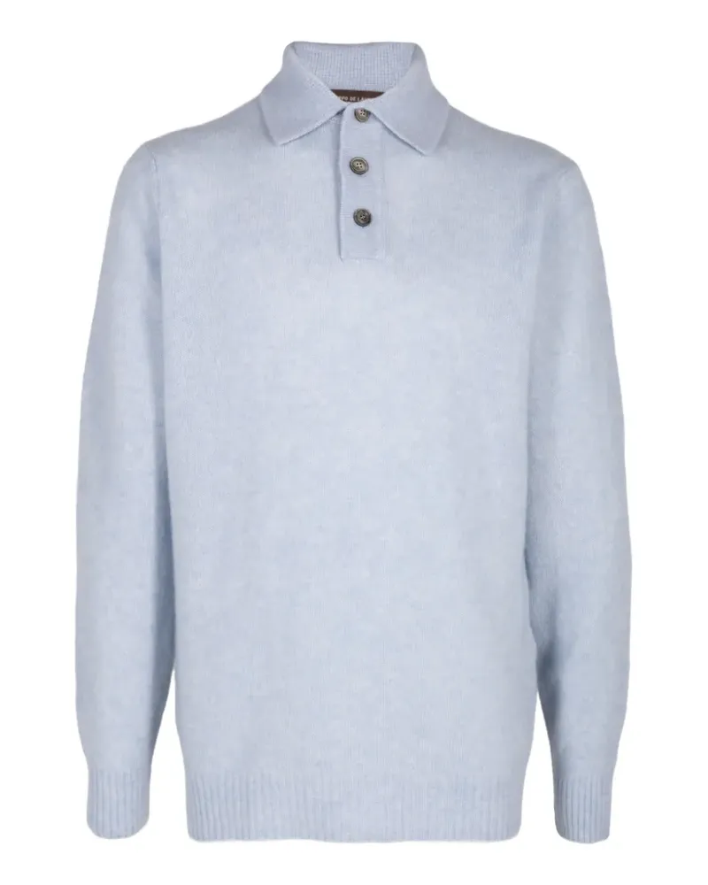 Filippo de Laurentiis long-sleeve polo shirt - Blau Blau