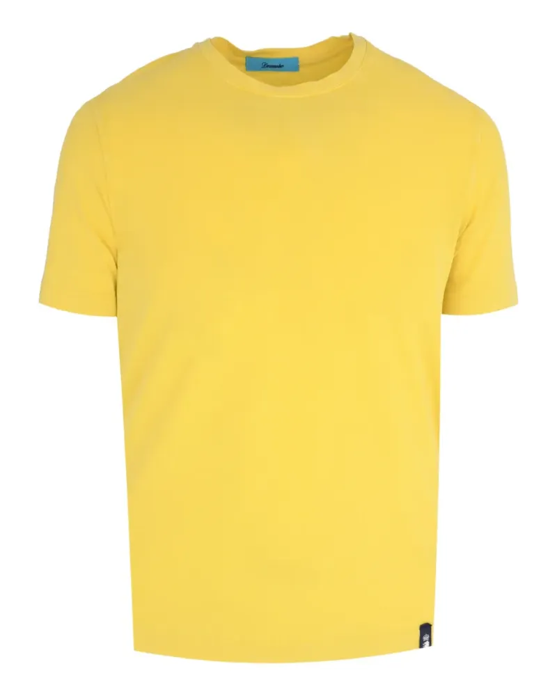 Drumohr  crew-neck T-shirt - Gelb Gelb