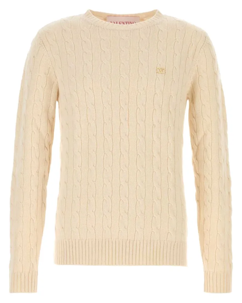 Valentino Garavani Klassischer Kaschmirpullover - Nude Nude