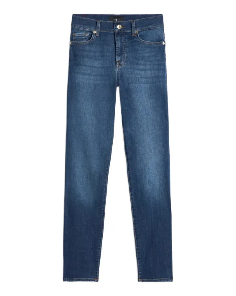 7 for all mankind faded-effect slim-fit jeans - Blau Blau