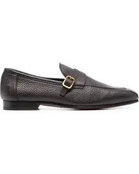 Tom Ford Loafer mit eckiger Kappe Braun