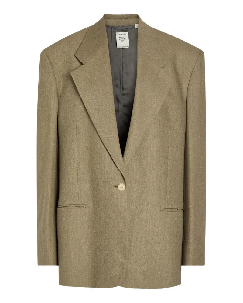 Calvin Klein Avery single-breasted blazer - Nude Nude