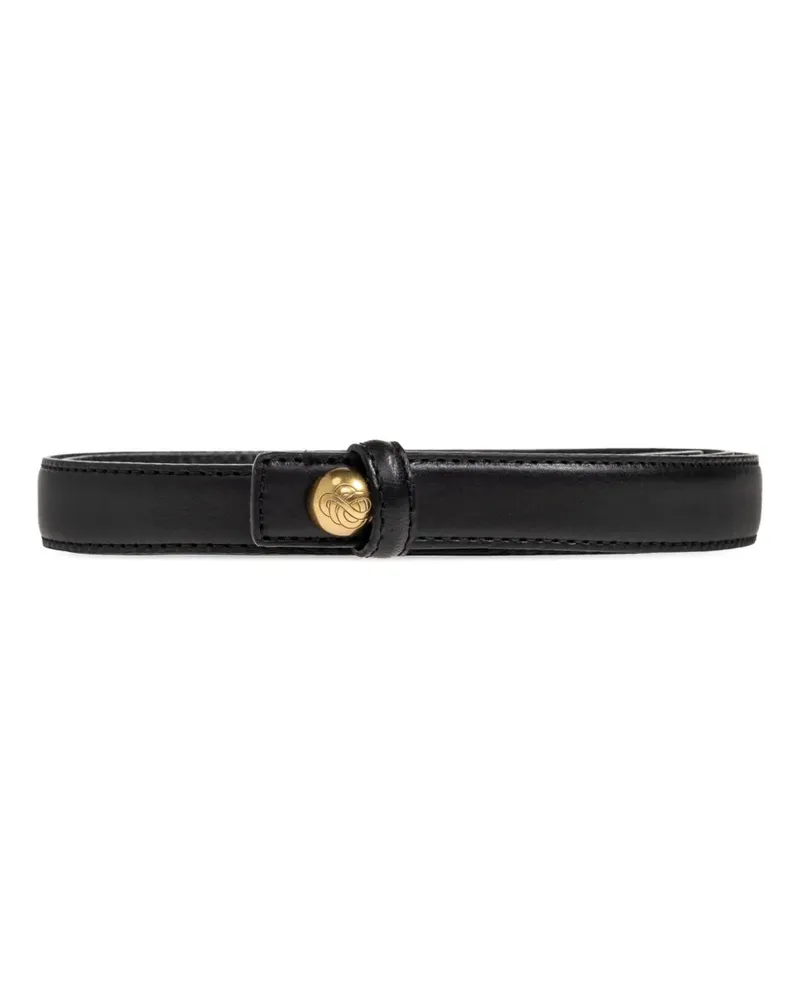 By Malene Birger Freya leather belt - Schwarz Schwarz