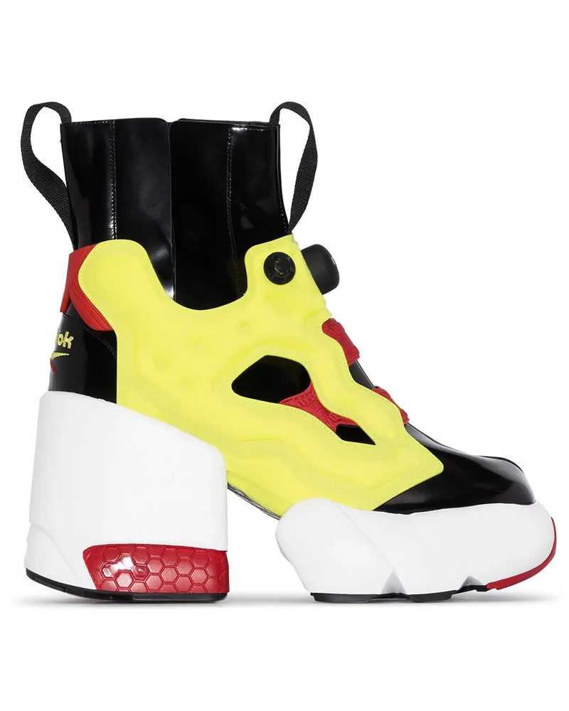 Maison Margiela Tabi Instapump Fury Hi' Stiefeletten - Schwarz Schwarz
