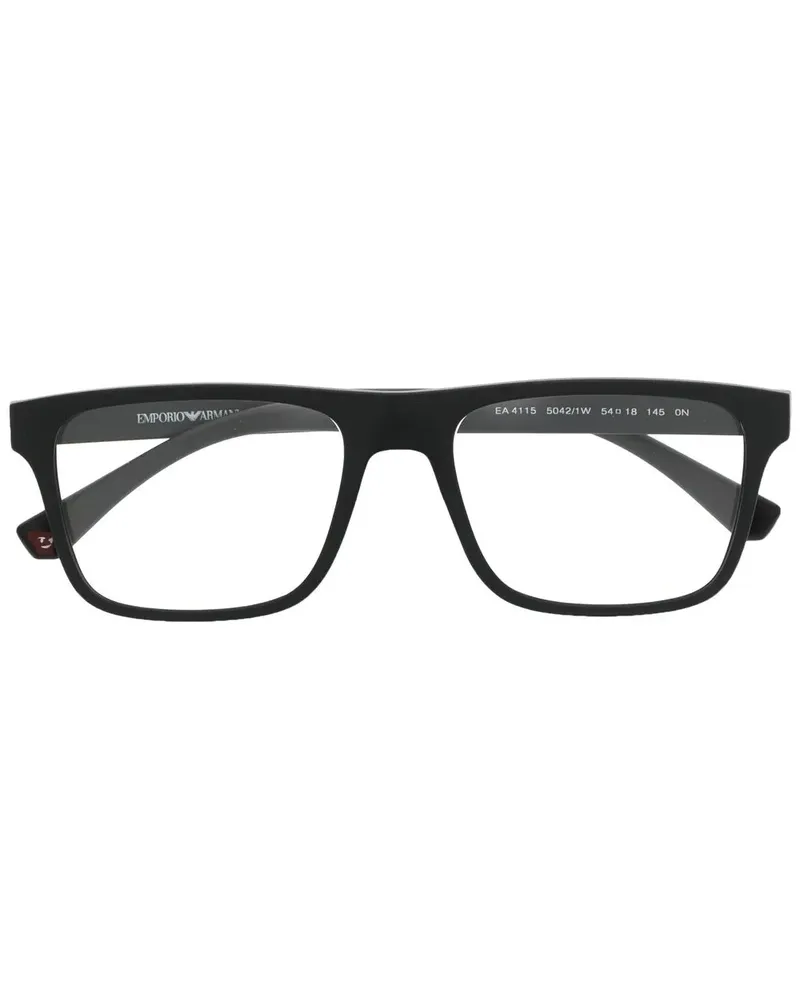 Emporio Armani Sonnenbrille mit austauschbaren Gläsern - Schwarz Schwarz