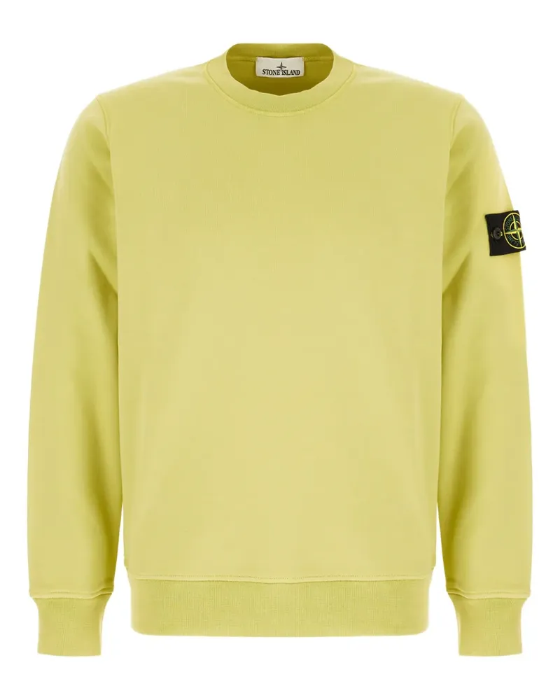 Stone Island Compass-patch cotton sweatshirt - Grün Grün
