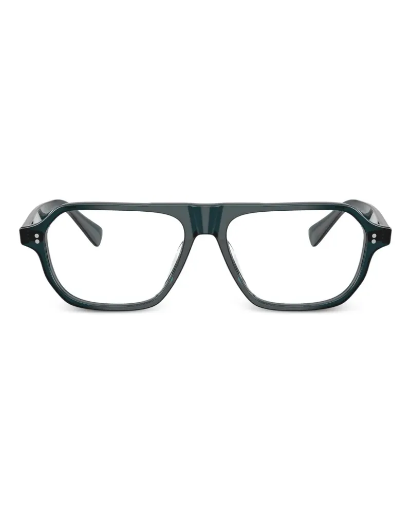 Oliver Peoples Remment geometric-frame glasses - Grün Grün