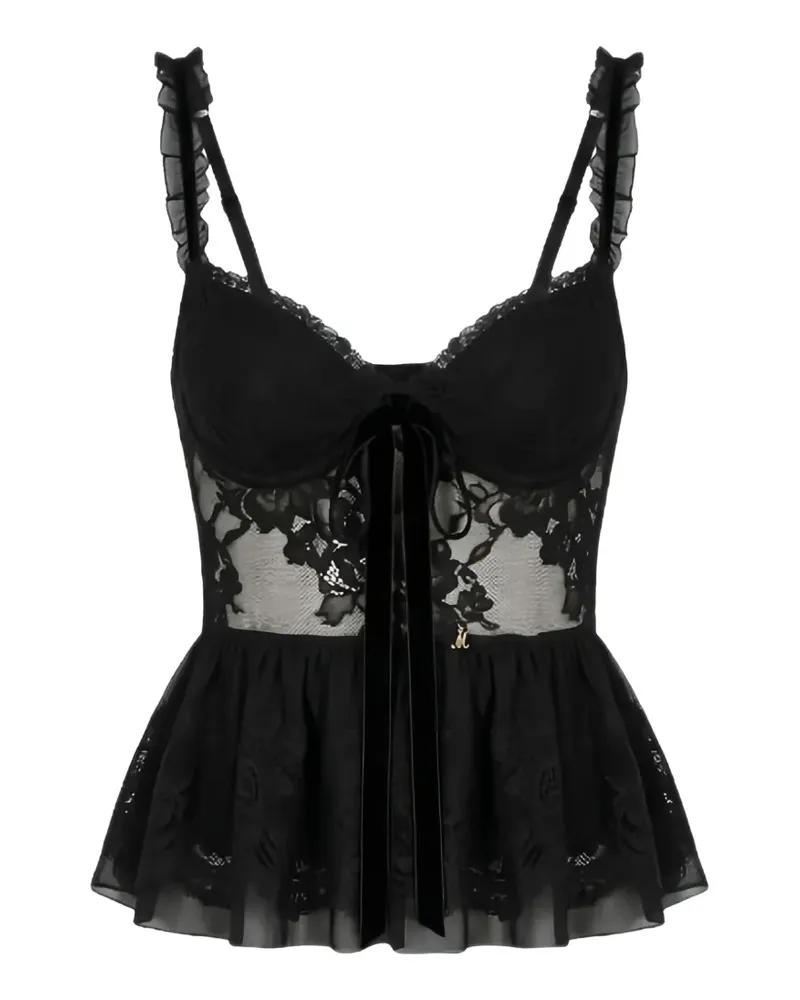 Aniye By lace-trim top - Schwarz Schwarz