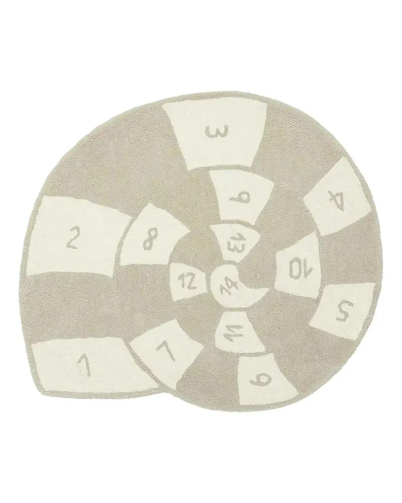 oyoy Numbers Shell Teppich - Nude Nude