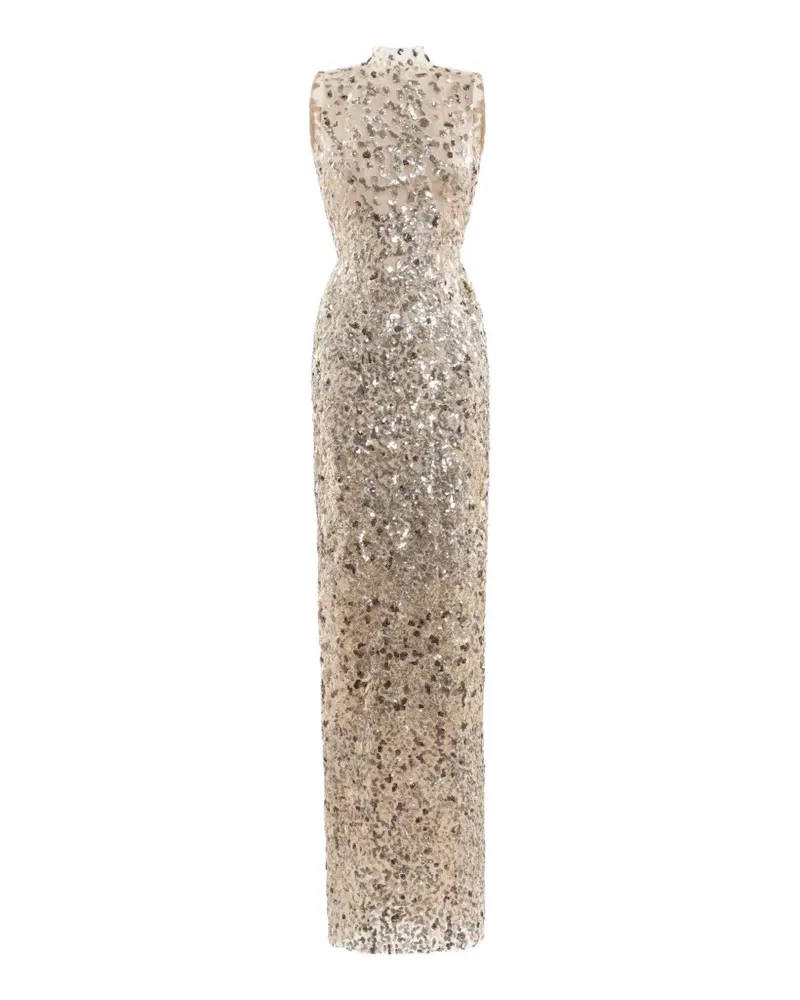 Saiid Kobeisy sequin-embroidered maxi dress - Gold Gold