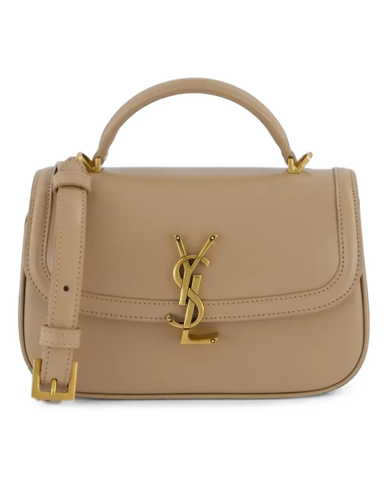 Saint Laurent Umhängetasche mit YSL-Schild - Nude Nude