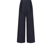 Hose mit Bundfalten - Blau